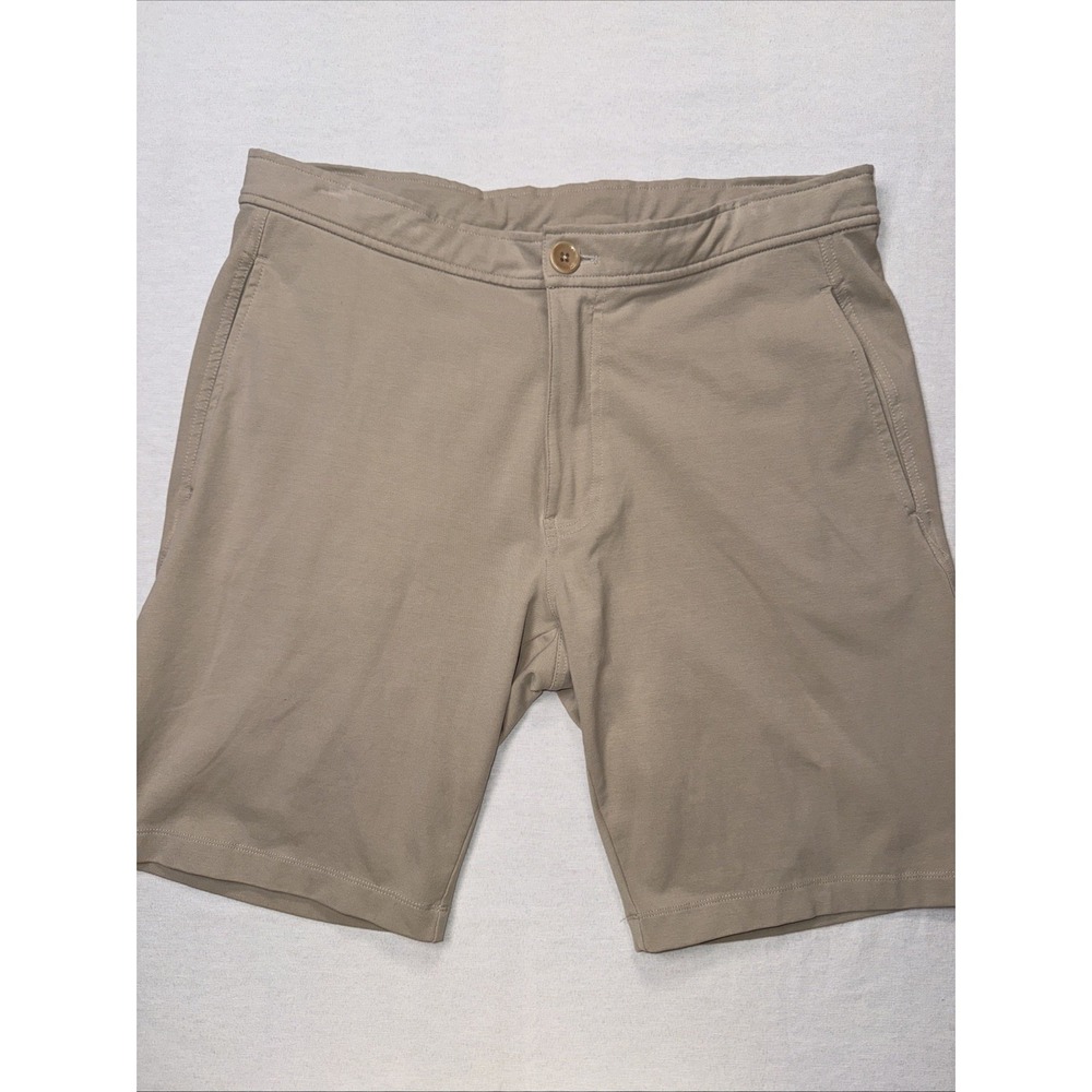 NWOT Good Man Brand Shorts Men's Size M Flex  Jersey Short‎ $98 Golf Khaki